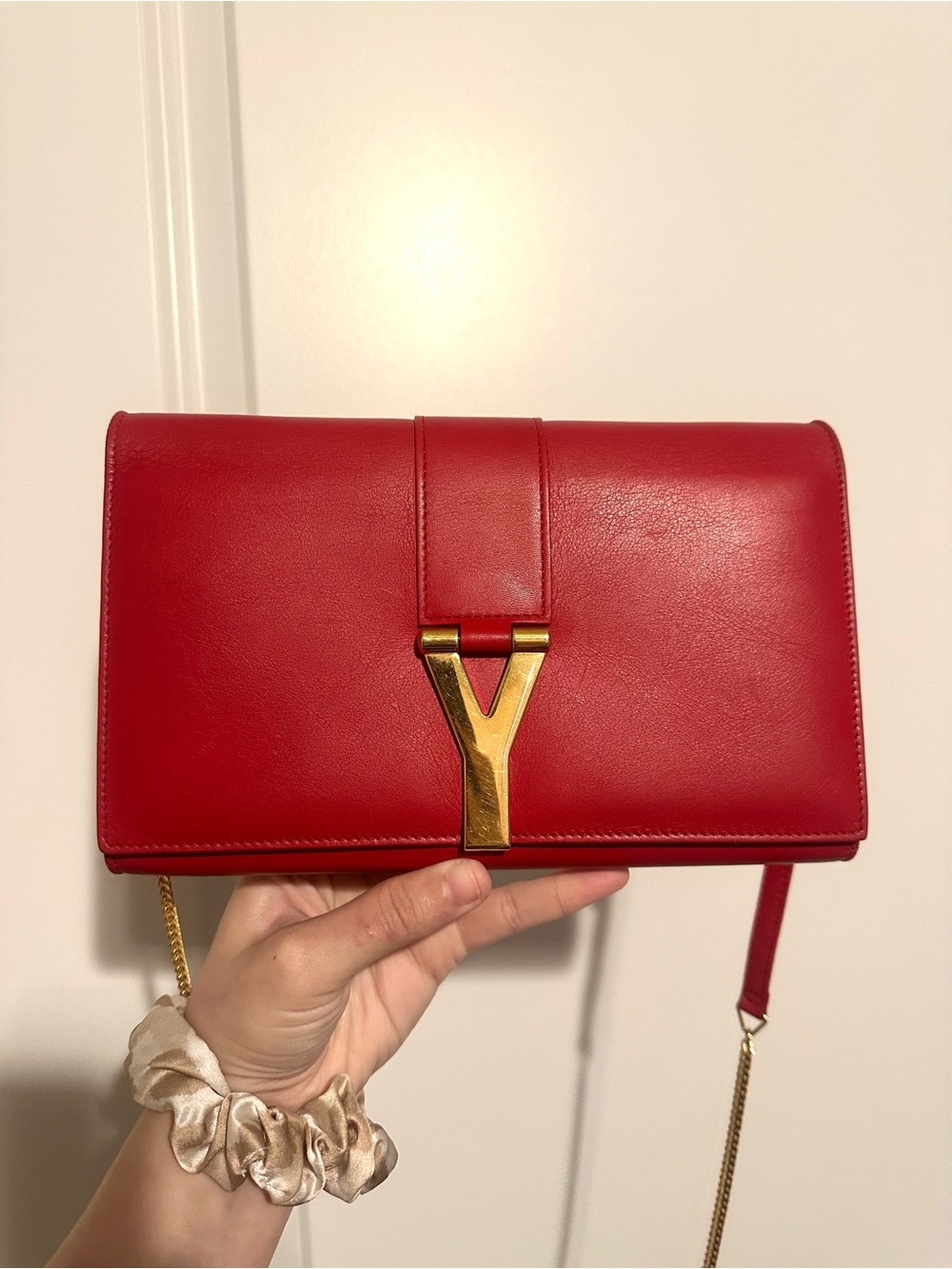 YSL RED CROSSBODY